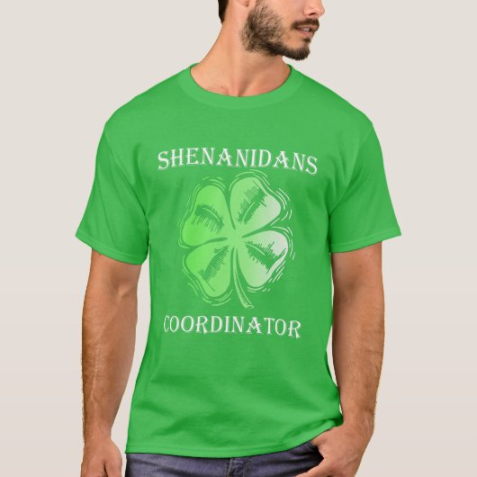 Shenanigans Coordinator St Patrick's Day Gift T-Shirt (Vorderseite)