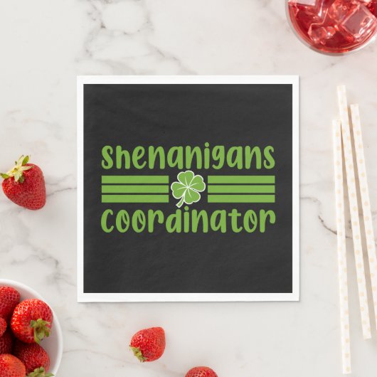Shenanigans Coordinator St Patrick's Day Serviette (Beispiel)