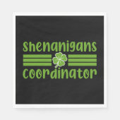 Shenanigans Coordinator St Patrick's Day Serviette (Vorderseite)