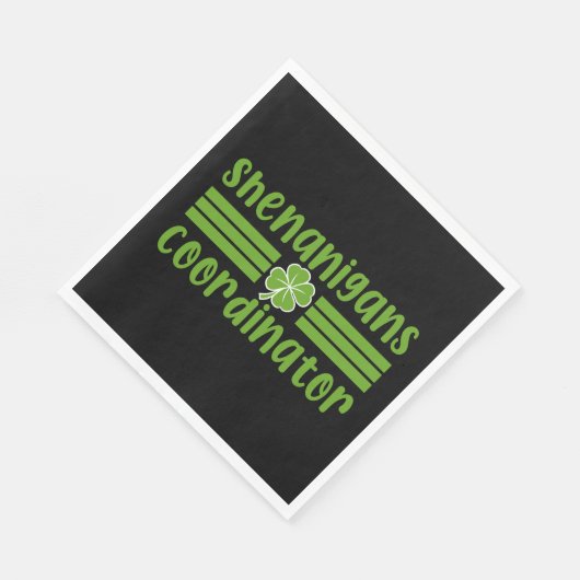 Shenanigans Coordinator St Patrick's Day Serviette (Ecke)
