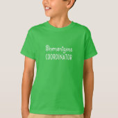 Shenanigans Coordinator St Patrick's Day T-Shirt (Vorderseite)