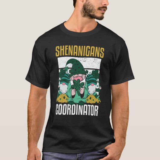 Shenanigans Coordinator St Patricks Day Teacher T-Shirt (Vorderseite)