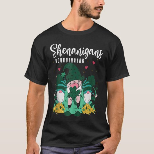 Shenanigans Coordinator  St Patricks Day Teacher T T-Shirt (Vorderseite)