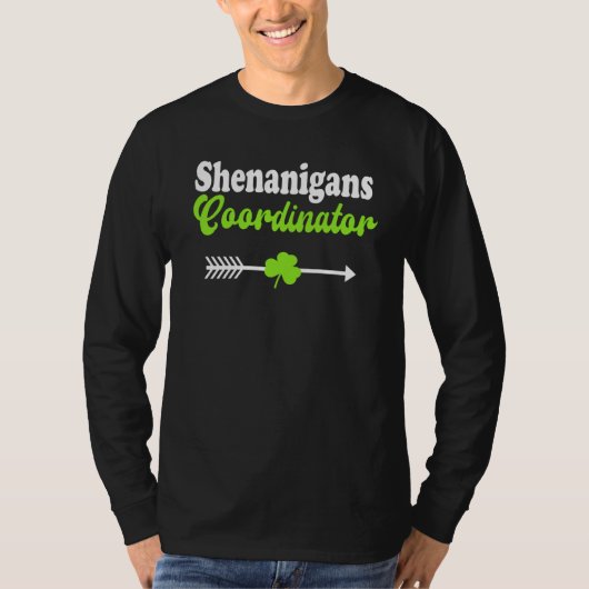 Shenanigans Coordinator St Patrick's Shamrock 1 T-Shirt (Vorderseite)
