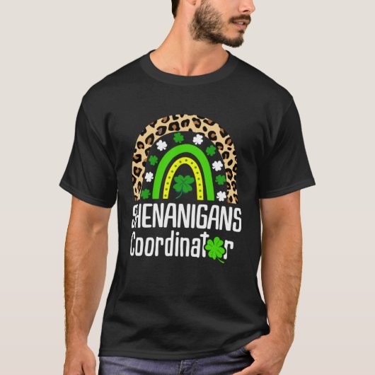 Shenanigans Coordinator Teachers St. Patricks Day T-Shirt (Vorderseite)