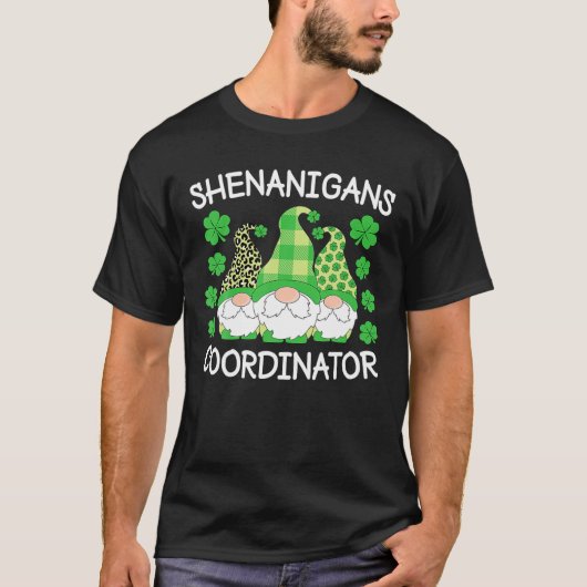 Shenanigans Coordinator Teachers St Patricks Day T-Shirt (Vorderseite)
