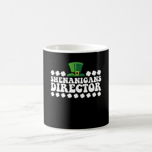 Shenanigans Director Groovy St Patrick's Day Irish Kaffeetasse (Mittel)