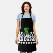 Shenanigans Director Groovy St Patrick's Day Irish Schürze (Getragen)