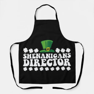 Shenanigans-Direktor Groovy St. Patrick's Day Iris Schürze