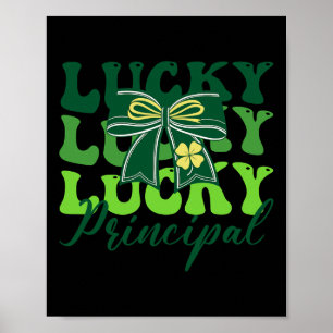 Shenanigans Glücklicher Schulleiter St Patricks Da Poster