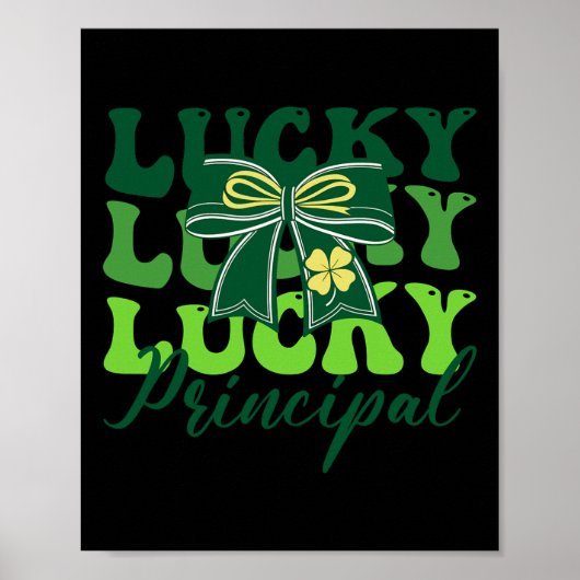 Shenanigans Glücklicher Schulleiter St Patricks Da Poster (Vorne)