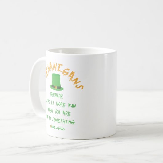 Shenanigans Kaffeetasse (Vorderseite Links)