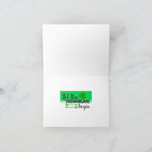 Shenanigans Karte (Innenseite)