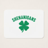 Shenanigans Kleeblatt St. Patrick's Day Retro (Rückseite)