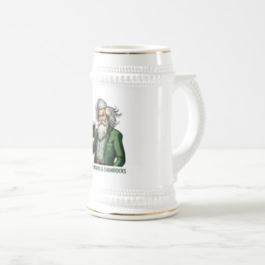 Shenanigans & Kleeblatts Bierglas (VorderseiteRechts)