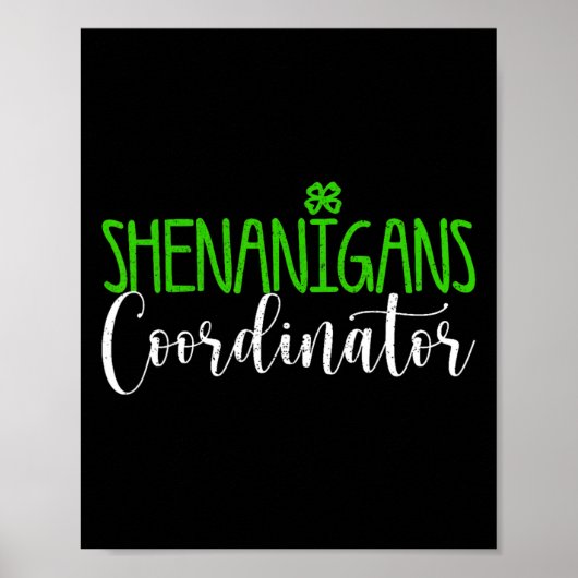 Shenanigans Koordinator Frohen St. Patrick's Day I Poster (Vorne)