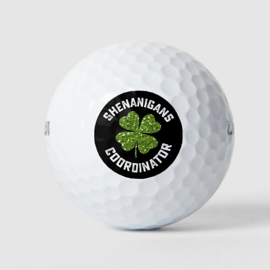 Shenanigans-Koordinator Funny St Patrick's Day Golfball (Vorderseite)