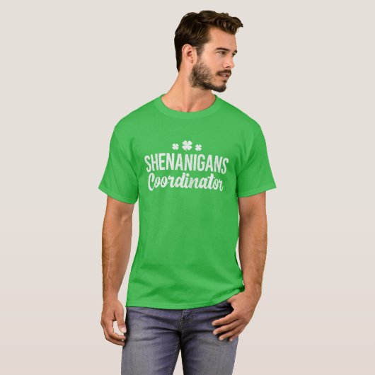 Shenanigans Koordinator - Funny Teacher St Patrick T-Shirt (Vorne ganz)