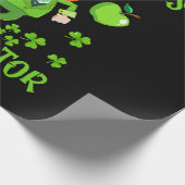 Shenanigans-Koordinator Funny Teacher St Patrick's Geschenkpapier (Ecke)