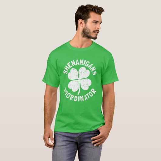 Shenanigans-Koordinator Funny Teacher St Patrick's T-Shirt (Vorne ganz)