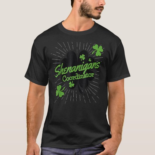 Shenanigans-Koordinator Funny Teacher St Patrick's T-Shirt (Vorderseite)