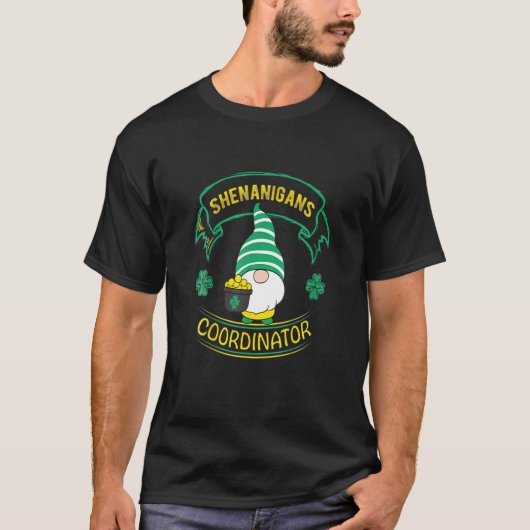 Shenanigans-Koordinator Funny Teacher St Patrick's T-Shirt (Vorderseite)