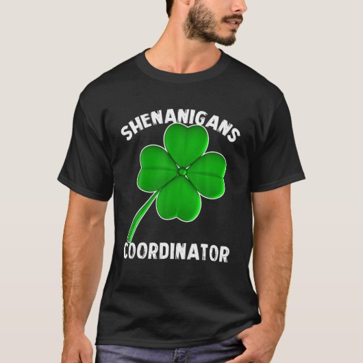 Shenanigans-Koordinator Funny Teacher St Patrick's T-Shirt (Vorderseite)