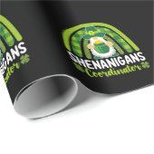 Shenanigans-Koordinator Gnomes St Patrick's Day Geschenkpapier (Rolleneckpunkt)