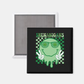Shenanigans Koordinator Groovy St Patricks Day Män Magnet (Vorderseite/Rückseite)