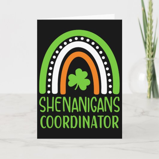 Shenanigans Koordinator Irischer Regenbogen - St. Karte (Vorderseite)