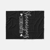 Shenanigans-Koordinator - Irischer St. Patricks Da Fleecedecke (Vorderseite (Horizontal))