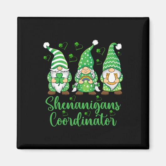 Shenanigans Koordinator Irish Gnomes - St Patricks Magnet (Vorne)
