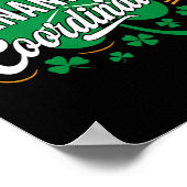 Shenanigans-Koordinator Lustiger Lehrer St. Patric Poster (Ecke)
