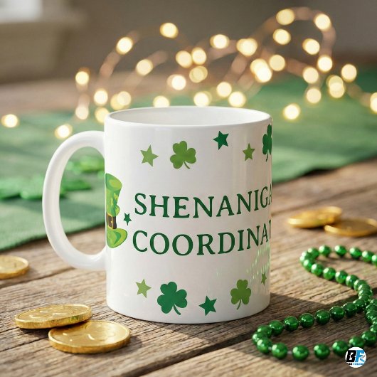 Shenanigans-Koordinator Lustiger St. Patrick's Day Kaffeetasse