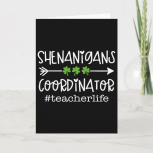 Shenanigans Koordinator Lustiges Lehrerleben St. P Karte