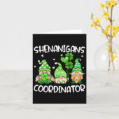 Shenanigans Koordinator Niedlich Gnomes Lehrer St Karte (Gelbe Blume)