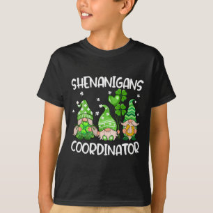 Shenanigans Koordinator Niedlich Gnomes Lehrer St T-Shirt