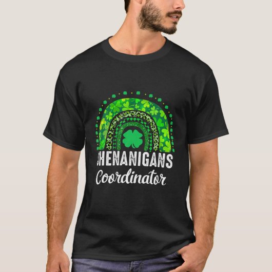 Shenanigans-Koordinator, Rainbow St. Patrick's Day T-Shirt (Vorderseite)