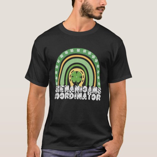 Shenanigans Koordinator Rainbow St Patricks Teache T-Shirt (Vorderseite)