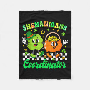 Shenanigans Koordinator Shamrock Lehrer St. Patric Fleecedecke