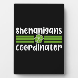 Shenanigans Koordinator St. Patrick's Day Fotoplatte