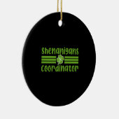 Shenanigans-Koordinator St. Patrick's Day Keramik Ornament (Rechts)