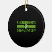Shenanigans-Koordinator St. Patrick's Day Keramik Ornament (Links)