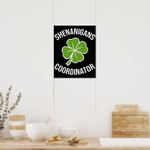 Shenanigans-Koordinator St. Patrick's Day Poster (Küche)