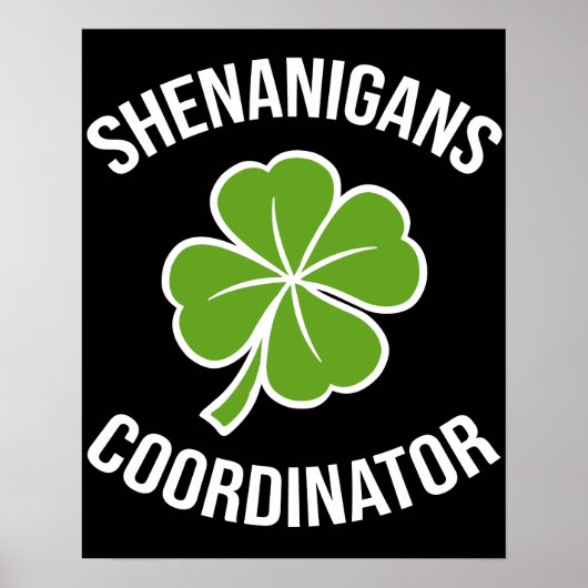 Shenanigans-Koordinator St. Patrick's Day Poster (Vorne)