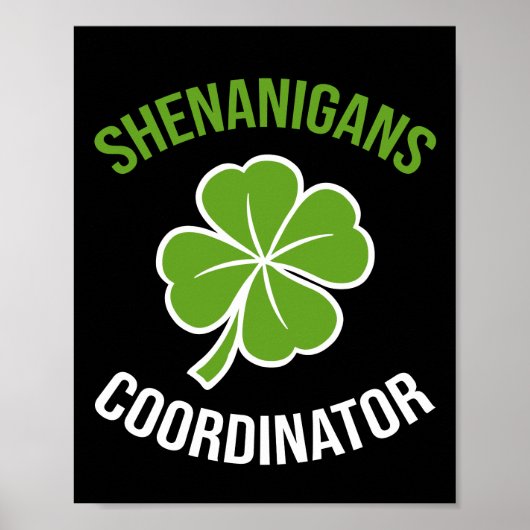 Shenanigans-Koordinator St. Patrick's Day Poster (Vorne)