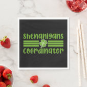Shenanigans-Koordinator St. Patrick's Day Serviette (Beispiel)