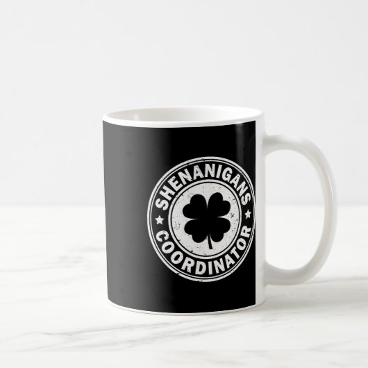 Shenanigans-Koordinator St. Patricks Day Shamrock Kaffeetasse (Rechts)