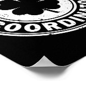 Shenanigans-Koordinator St. Patricks Day Shamrock Poster (Ecke)