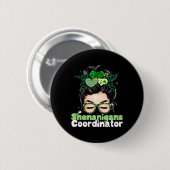 Shenanigans-Koordinatorin St Patricks Day Frauen 1 Button (Vorne & Hinten)